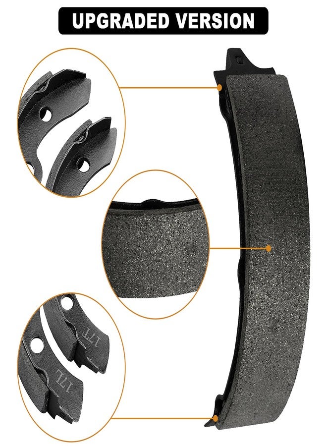 MOSNAI Golf Cart Brake Shoes Club Car Precedent DS 1995-up Golf Carts Replacement Brake Shoes OEM 1018232-01 Golf Cart Brake Shoe Pads Automatic Adjust (4PCS 2 Short & 2 Long) - Image 5